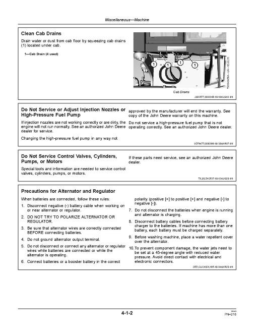 John Deere 870G, 870GP, 872G and 872GP Motor Graders (SN: C678818-680877, D678818-680877) Operators Manual (OMT363024X19)