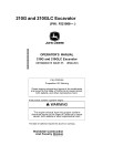 John Deere 210G and 210GLC Crawler Excavators (SN. from F521988) Operators Manual (OMT364030X19)