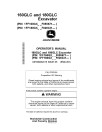 John Deere 160GLC (SN: from F055671) and 180GLC (SN: from  F020331) Crawler Excavators Operators Manual (OMT364032X19)