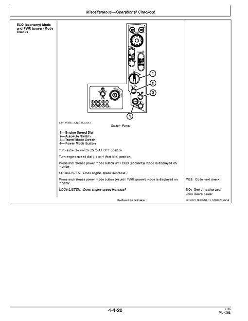 John Deere 670GLC Crawler Excavators (SN. from F690001) Operators Manual (OMT364685X19)