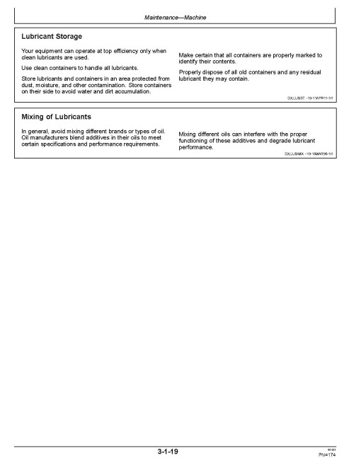 John Deere 450K (SN.from F304771), 550K (SN.from F305398), 650K (SN.from F305399) Crawler Dozers Operators Manual (OMT378072X19)