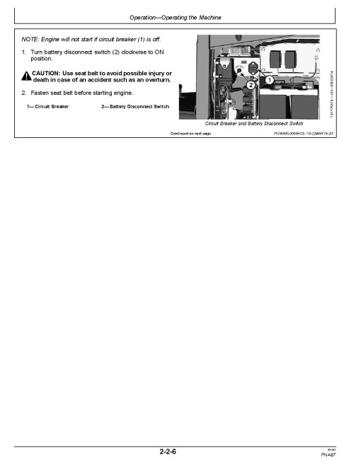 John Deere 450K (SN.from F304771), 550K (SN.from F305398), 650K (SN.from F305399) Crawler Dozers Operators Manual (OMT378072X19)