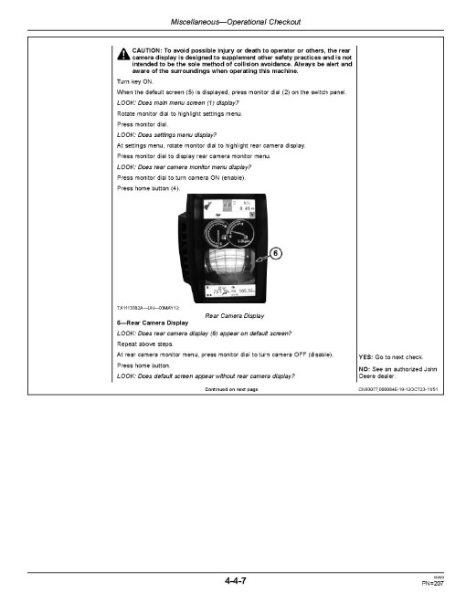 John Deere 470GLC Crawler Excavators (SN. from D473001) Operators Manual (OMT385302X19)
