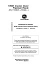 John Deere 1050K Pipelayer Ready Crawlers (SN. from F310922) Operators Manual (OMT389532X19)