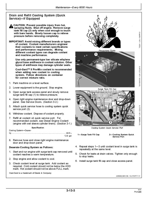 John Deere 870G, 870GP, 872G and 872GP Motor Graders (SN.from C680878, D680878) Operators Manual (OMT390958X19)