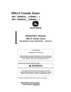 John Deere 850J-II Crawler Dozers (SN: from C000001, D000001) Operators Manual (OMT392842X19)