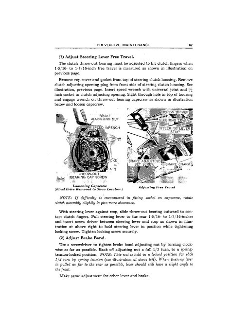 John Deere 40 Crawler Tractors (SN: up to 062263) (North America) Operators Manual (OMT3952)