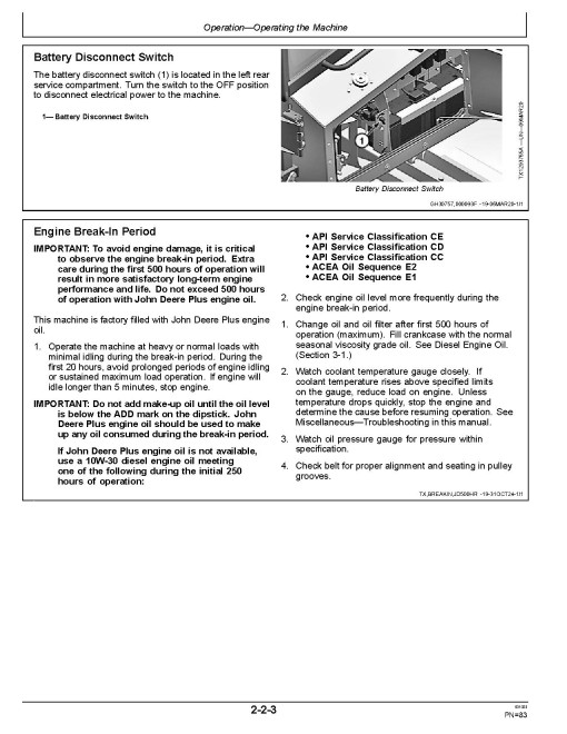 John Deere 750L Crawler Dozers (SN: from F383562) Operators Manual (OMT409551X19)