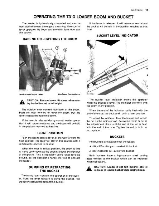 John Deere 401 (JD401) Tractors, 401 (JD401), 401A (JD401-A) Tractor Loaders (North America) Operators Manual (OMT42367)