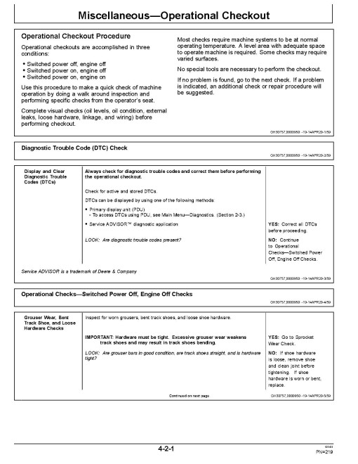 John Deere 700L PL Pipelayer Ready Crawlers (SN: from F383562) Operators Manual (OMT425604X19)