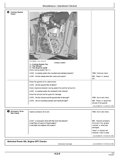 John Deere 310SL HL (PIN from 1T0310HL_ _F390996), 410L (PIN from 1T0410LX_ _F390996) Backhoe Loaders Operators Manual (OMT426488X19)