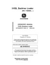 John Deere 315SL (PIN from 1T0315SL_ _F390996) Backhoe Loaders Operators Manual (OMT426489X19)