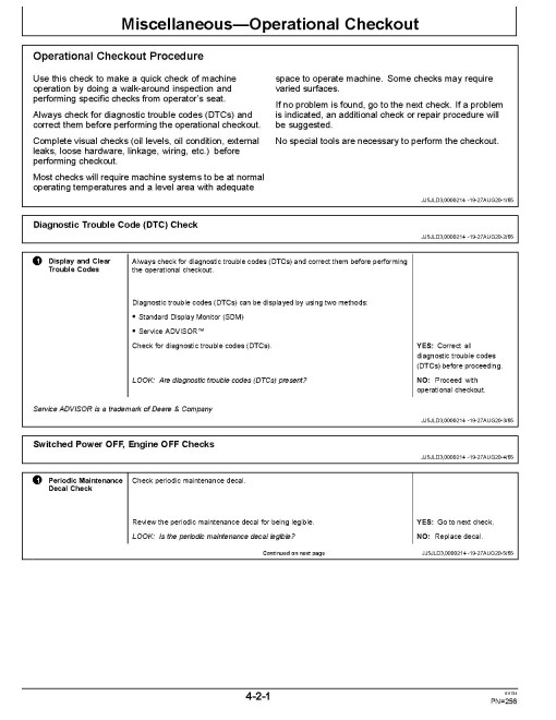 John Deere 710L (SN from F390996) Backhoe Loaders Operators Manual (OMT426490X19)