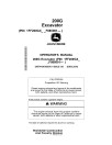 John Deere 200G Crawler Excavators (PIN: from 1FF200GX_ _F085001) Operators Manual (OMT443618X019)