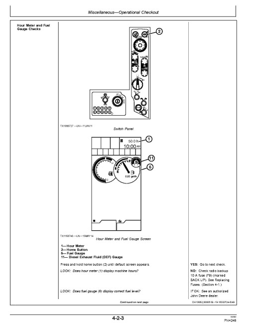 John Deere 200G Crawler Excavators (PIN: from 1FF200GX_ _F085001) Operators Manual (OMT443618X019)