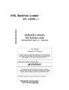 John Deere 410L (PIN from 1T0410LX_ _C390996) Backhoe Loaders Operators Manual (OMT446079X019)