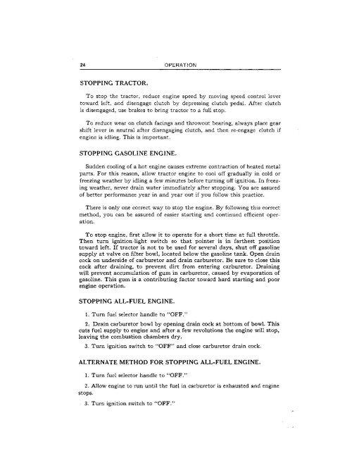 John Deere 40 Standard Tractors (North America) Operators Manual (OMT4653)