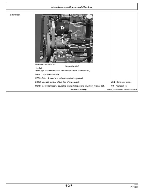John Deere 1050 P Crawler Dozers (SN. from CX07442) Operators Manual (OMT466982X019)