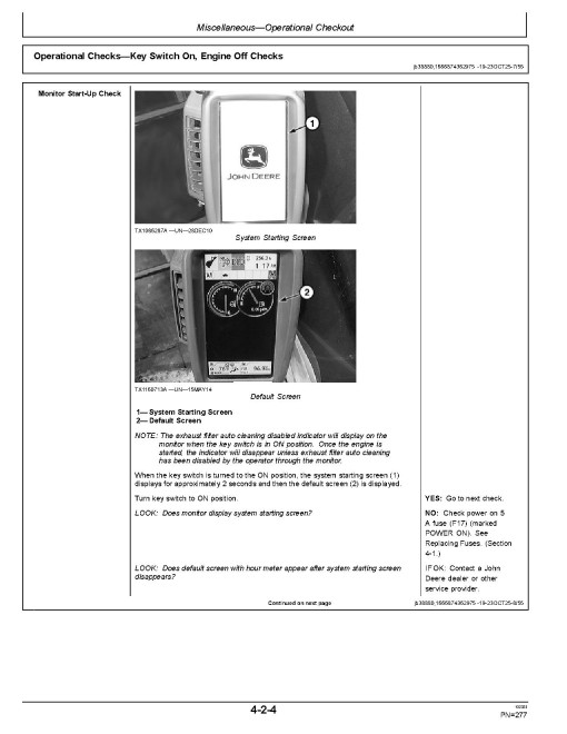 John Deere 210 P Crawler Excavators (SN. from F_00001) Operators Manual (OMT471166X019)