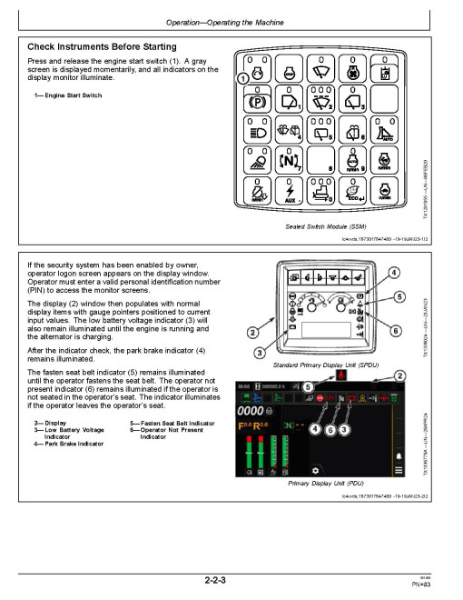 John Deere 450 P Crawler Dozers (SN. from MX01837) Operators Manual (OMT480068X019)