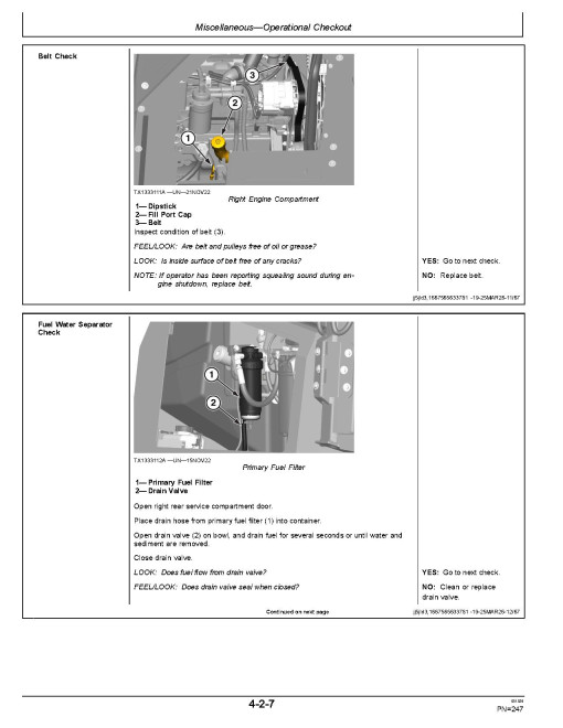 John Deere 450 P Crawler Dozers (SN. from DX01837) Operators Manual (OMT480069X019)