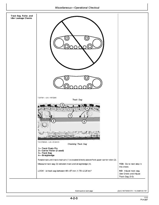 John Deere 550 P Crawler Dozers (SN. from LX01837, MX01837) Operators Manual (OMT480070X019)