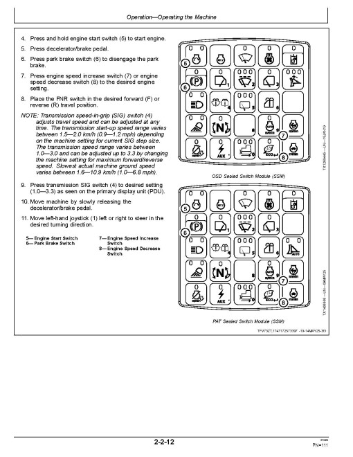 John Deere 850 X E-Drive Dozers (SN. from FX11340) Operators Manual (OMT481831X019)