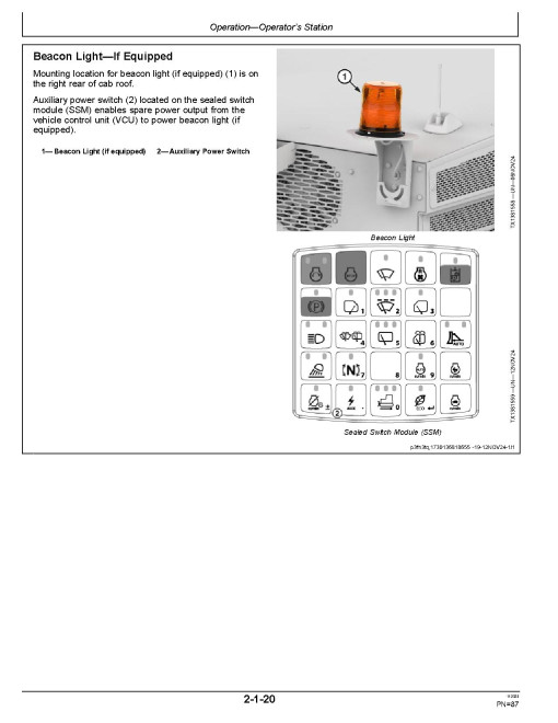 John Deere 700 P Crawler Dozers (SN. from FX11340) Operators Manual (OMT482234X019)