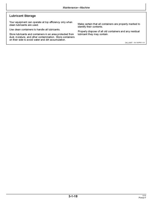 John Deere 620 P and 622 P Motor Graders (SN. from D_10524, L_10524) Operators Manual (OMT484862X019)