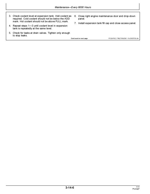 John Deere 870 P and 872 P Motor Graders (SN. from D_10524, L_10524) Operators Manual (OMT484865X019)