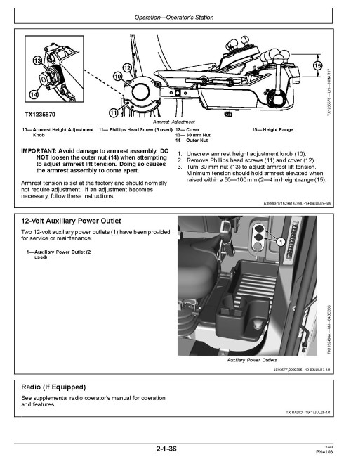 John Deere 620 P and 622 P Motor Graders (SN. from C_00001, D_00001, F_00001) Operators Manual (OMT507665X019)