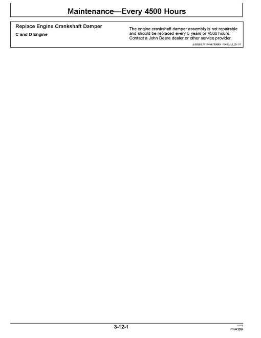 John Deere 770 P and 772 P Motor Graders (SN. from C_00001, D_00001, F_00001) Operators Manual (OMT507667X019)