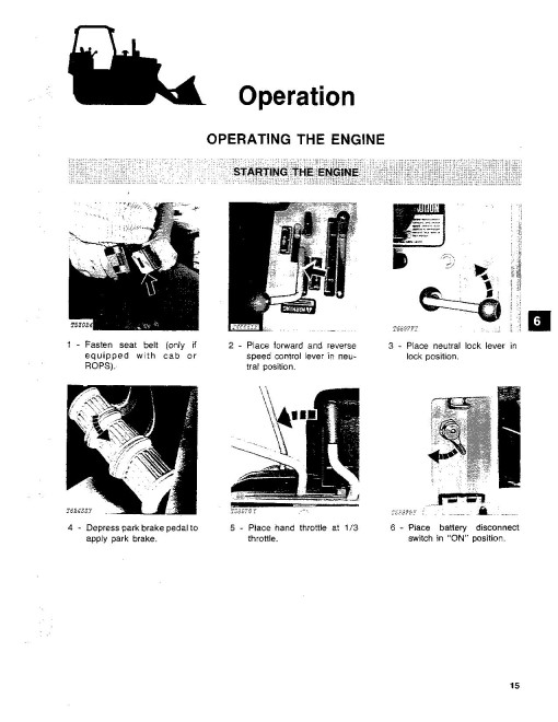 John Deere 755 (JD755) Crawler Loaders Operators Manual (OMT66988)