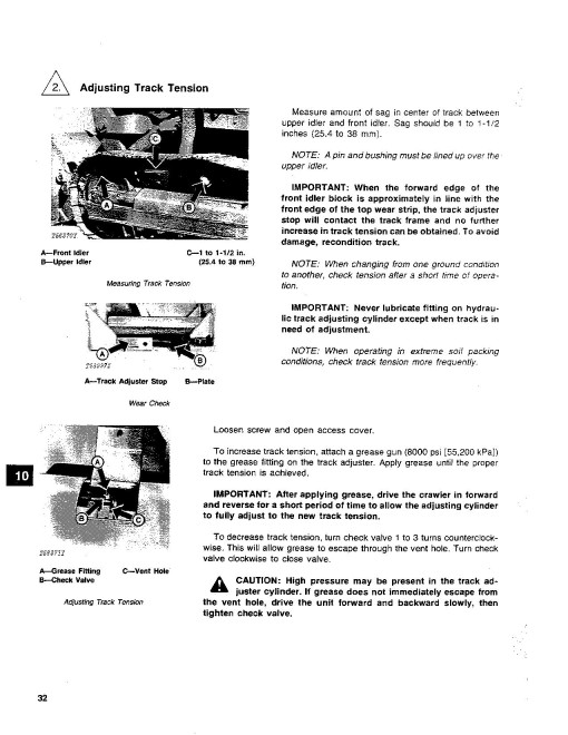 John Deere 755 (JD755) Crawler Loaders Operators Manual (OMT66988)
