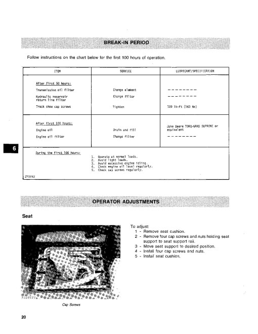 John Deere 550 (JD550) Crawler Dozers Operators Manual (OMT70877)