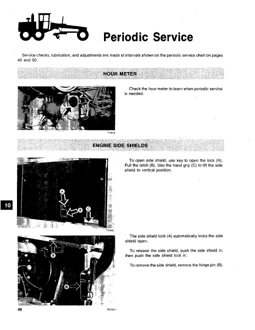 John Deere 770A (JD770-A) and 772A (JD772-A) Motor Graders (SN: up to 500603) set of Operators Manuals (OMT71941)