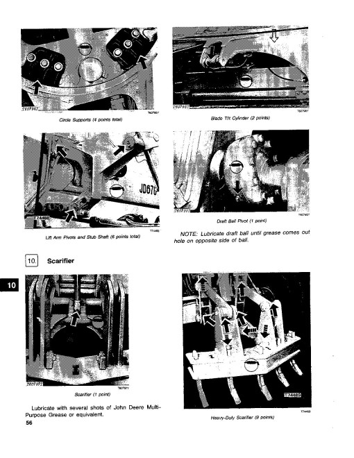 John Deere 670A (JD670A) and 672A (JD672A) Motor Graders set of Operators Manuals (OMT74697)
