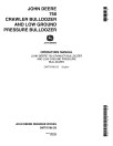 John Deere 750 Crawler Dozers Operators Manual (OMT76786)