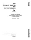 John Deere 450E Crawler Dozers and 455E Crawler Loaders Operators Manual (OMT81347)