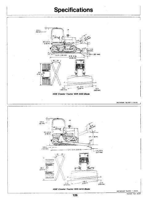John Deere 450E Crawler Dozers and 455E Crawler Loaders Operators Manual (OMT81347)