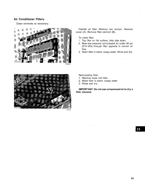 John Deere 770A, 770AH, 772A and 772AH Motor Graders (SN: from 500604) set of Operators Manuals (OMT82708)