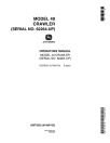 John Deere 40 Crawler Tractors (SN: from 062264) (North America) Operators Manual (OMT9555)