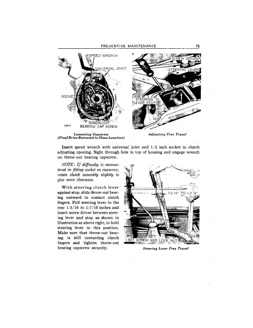 John Deere 40 Crawler Tractors (SN: from 062264) (North America) Operators Manual (OMT9555)