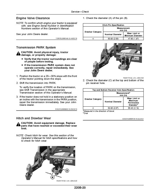 John Deere 8RT 310, 8RT 340, 8RT 370 and 8RT 410 Tracked Tractors (SN: 929001 - 931000, N.America) Operators Manual (OMTA28825)