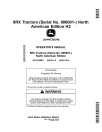 John Deere 8RX 310, 8RX 340, 8RX 370 and 8RX 410 Tracked Tractors (SN: 806001 - 808000, N.America) Operators Manual (OMTA28861)