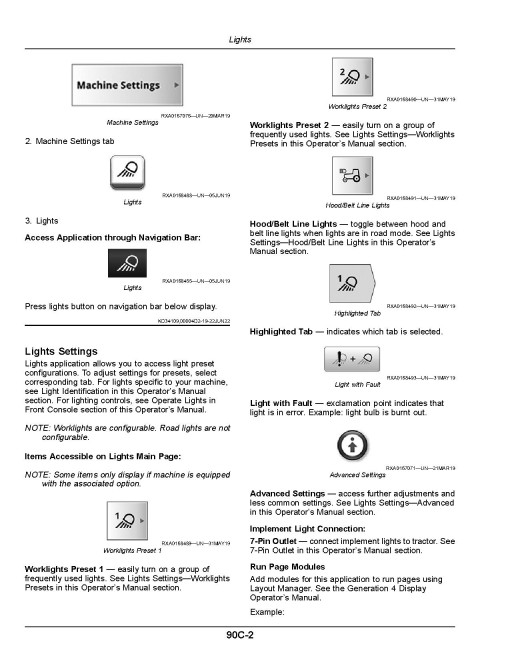 John Deere 8RX 310, 8RX 340, 8RX 370 and 8RX 410 Tracked Tractors (SN: 806001 - 808000, Export) Operators Manual (OMTA28874)