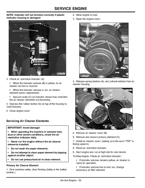 John Deere 1435 and 1445 Front Mowers (SN: 010001 - 020000) (Export Edition) Operators Manual (OMTCU13566)