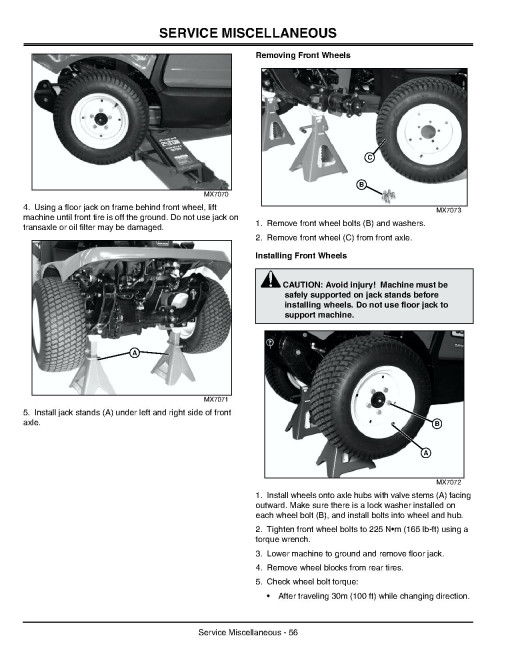 John Deere 1435, 1445 (SN:020001-040000) and 1565 (SN:010001-030000) Front Mowers (Export Edition) Operators Manual (OMTCU15665)