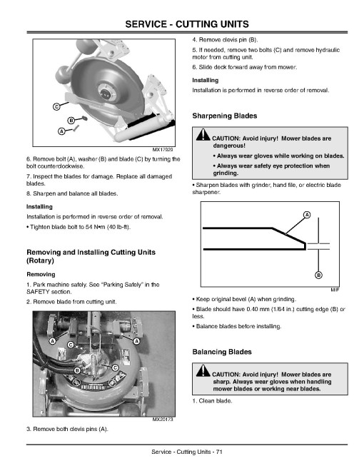 John Deere 3225C, 3235C and 3245C Lightweight Fairway Mowers (SN:from 030001) (Export Edition) Operators Manual (OMTCU22125)
