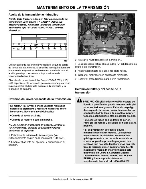 John Deere ZTrak Z510A and Z520A (SN from 014001) Zero-Turn Mowers (North America) Operators Manual (OMTCU26007)